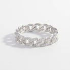 Sterling Silver Inlaid Zircon Ring-Bijou Crush