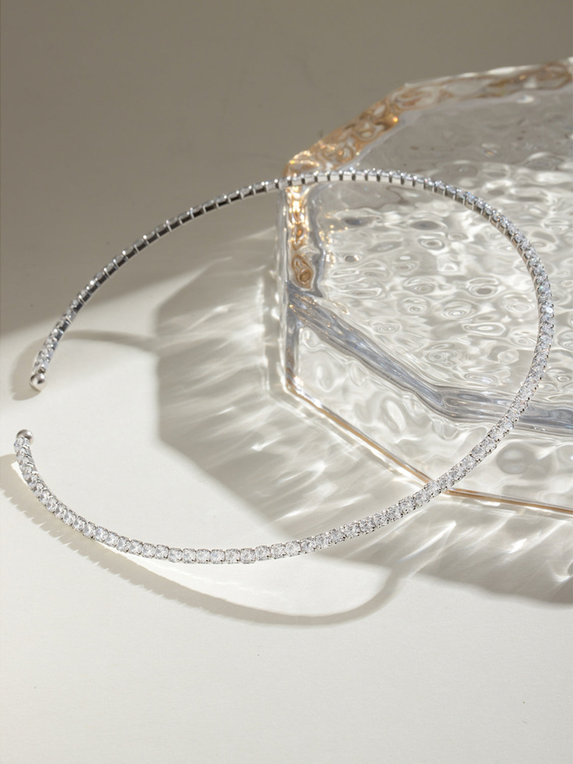 Beautiful Stainless Steel Inlaid Zircon Necklace-Bijou Crush