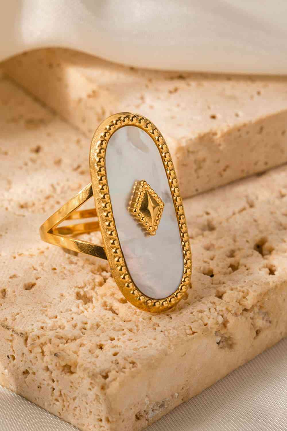 Natural Stone Copper Ring-Bijou Crush