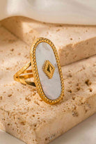 Natural Stone Copper Ring-Bijou Crush