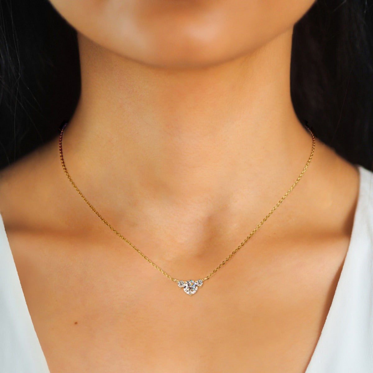 1.2 Carat Moissanite Sterling Silver Necklace-Bijou Crush