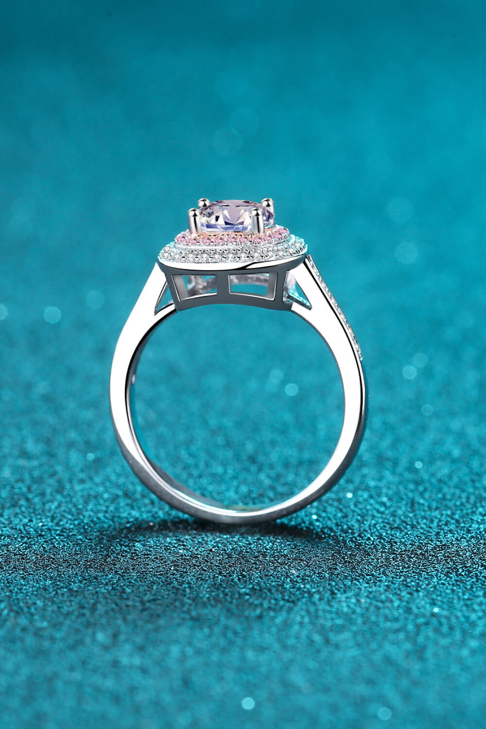 925 Sterling Silver Moissanite Ring-Bijou Crush