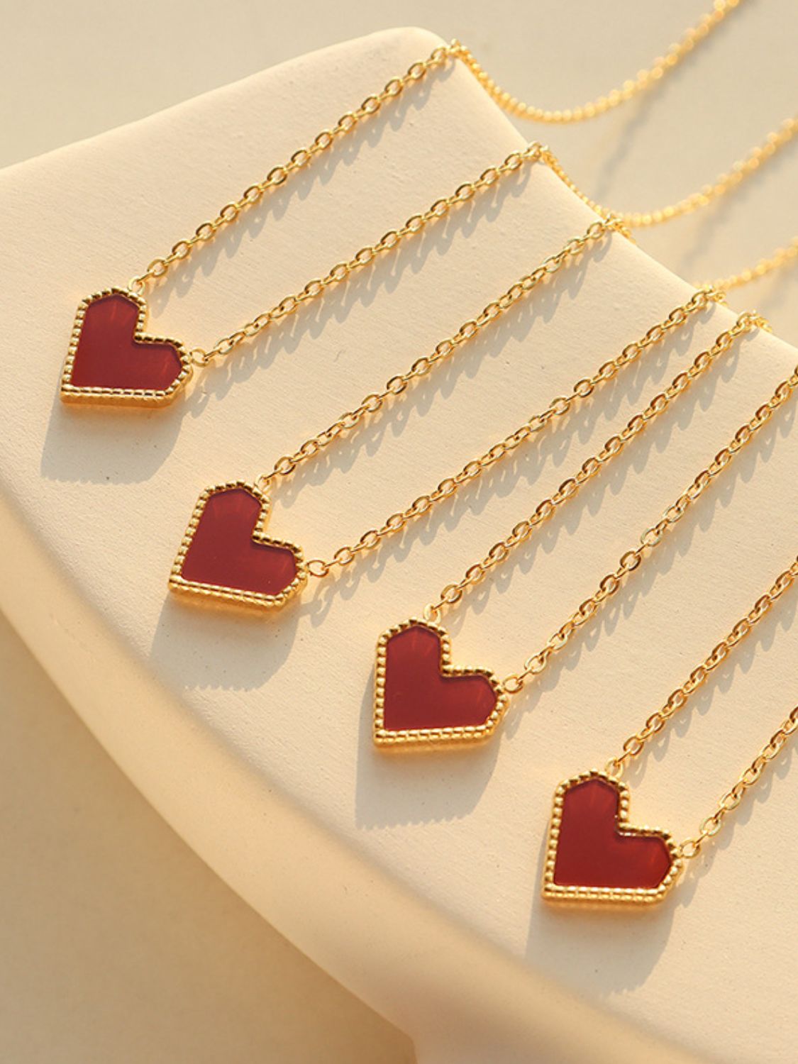 Titanium Steel Heart Necklace-Bijou Crush