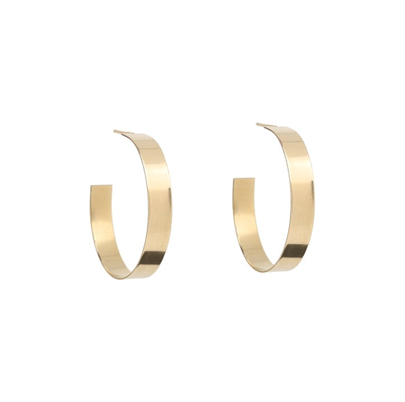 Irma Goddess Hoops – Sterling Silver, 14k Gold, or Rose Gold-Bijou Crush