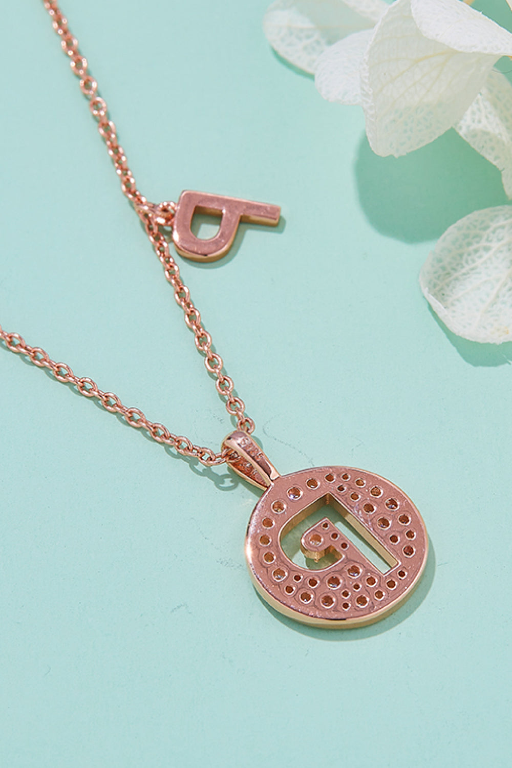 Adored Moissanite K to T Pendant Necklace-Bijou Crush