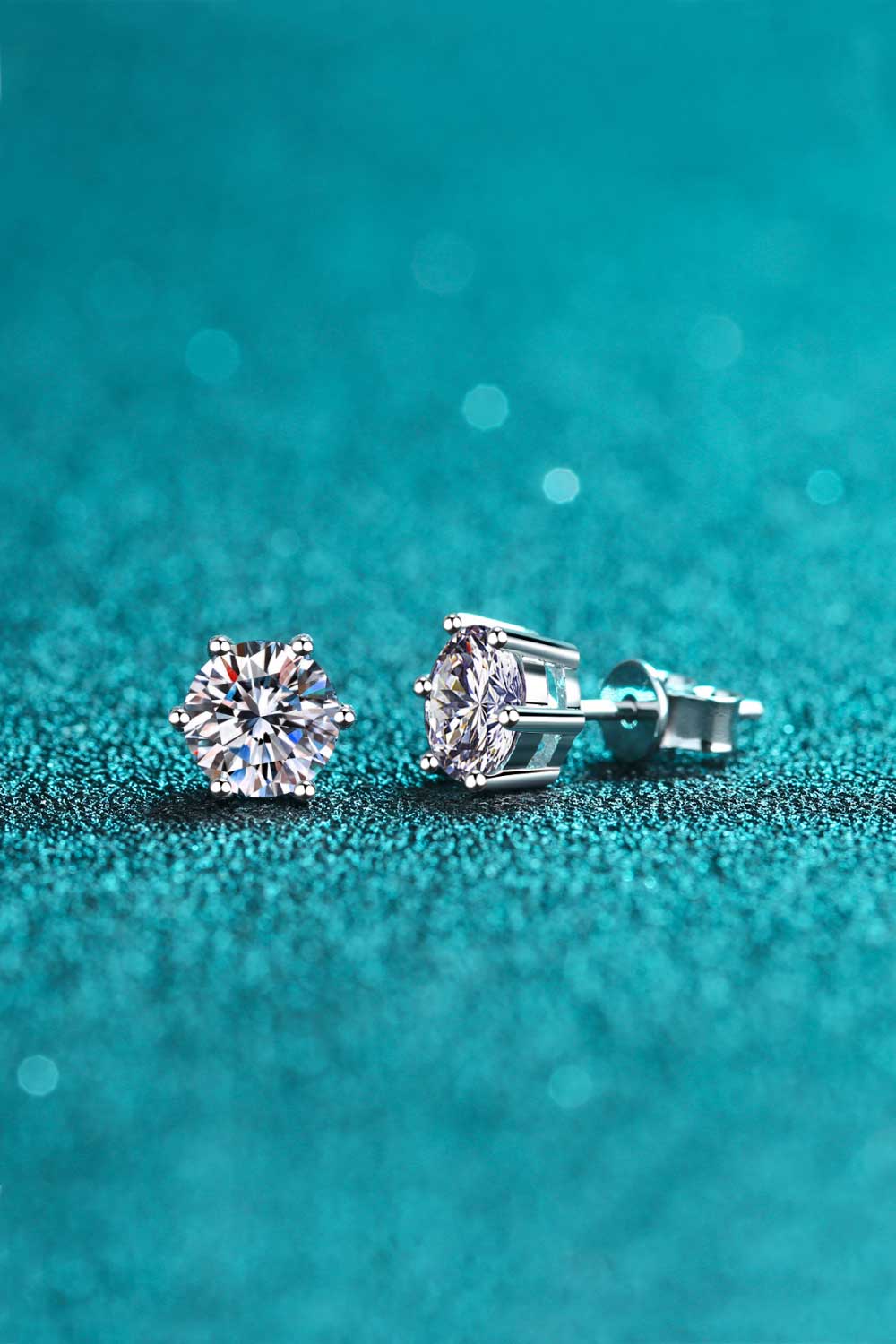 Endless Cheer Moissanite Stud Earrings-Bijou Crush