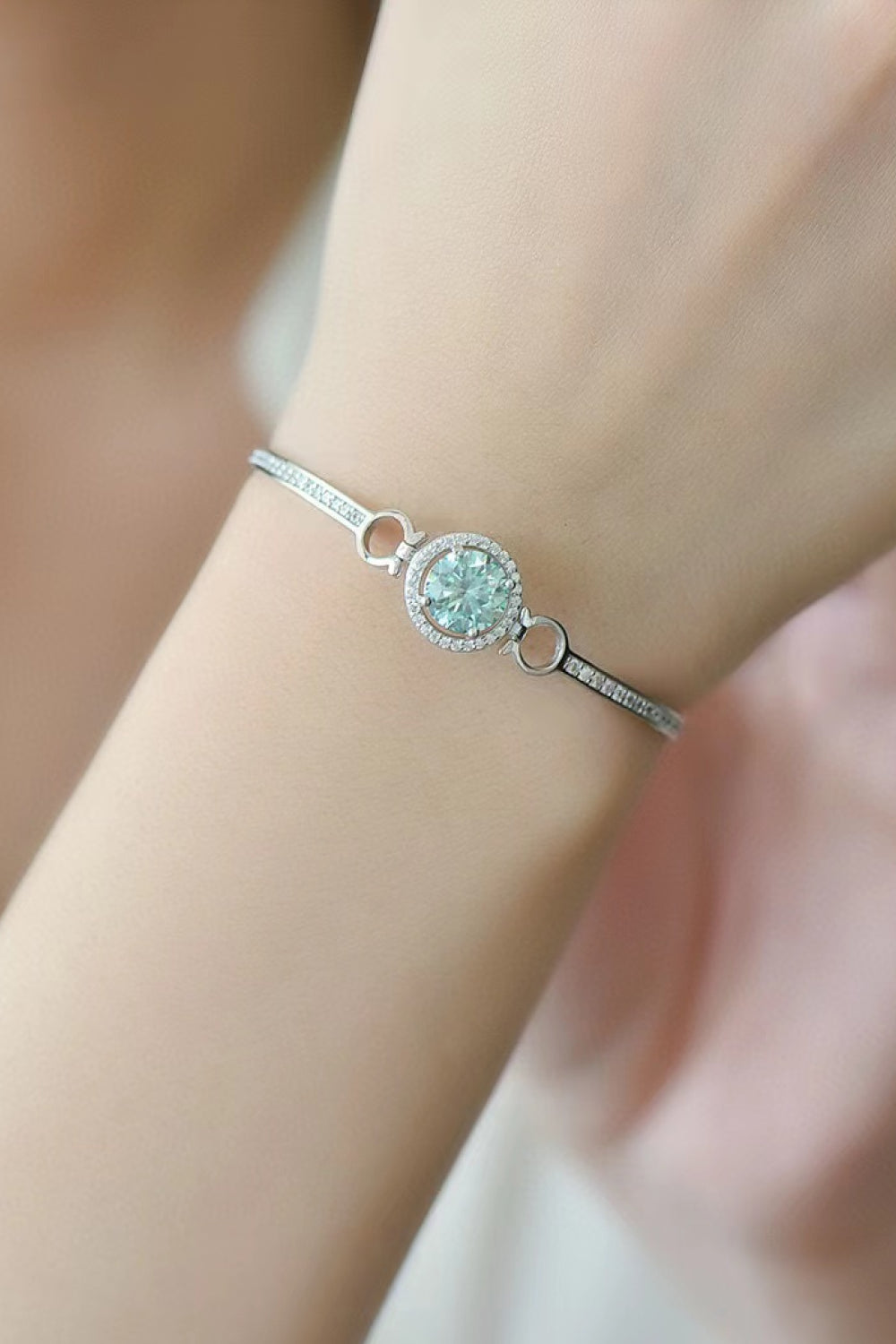 2 Carat Moissanite 925 Platinum-Plated Bracelet-Bijou Crush