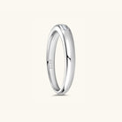 925 Sterling Silver Inlaid Moissanite Ring-Bijou Crush