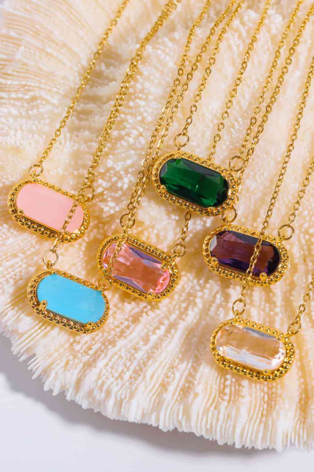 Copper 14K Gold-Plated Pendant Necklace-Bijou Crush