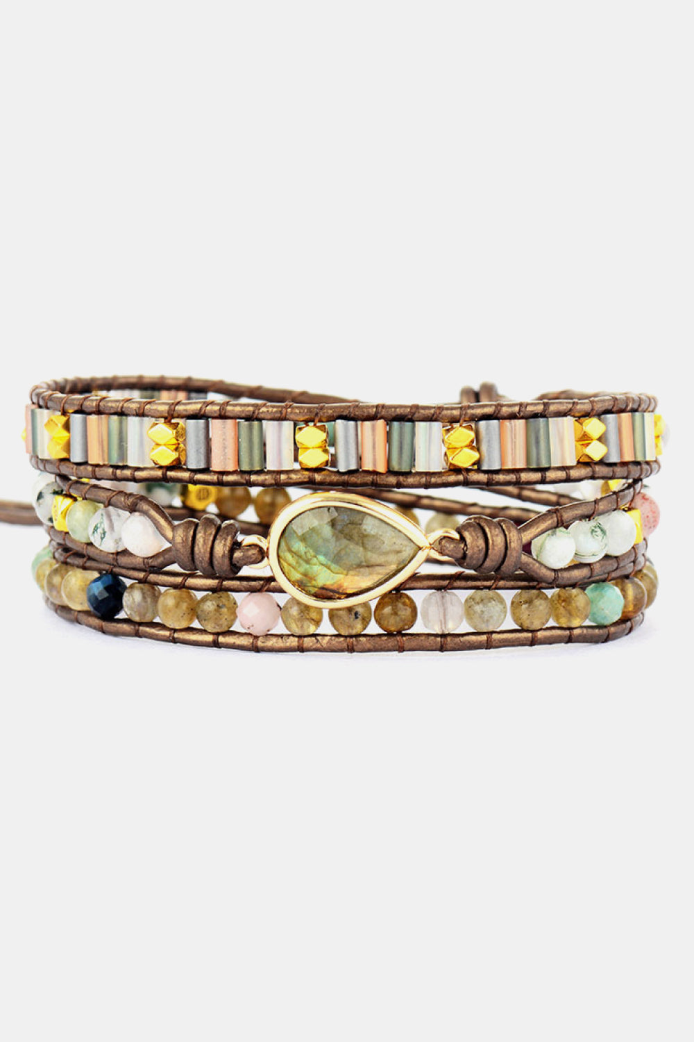 Handmade Triple Layer Beaded Bracelet-Bijou Crush
