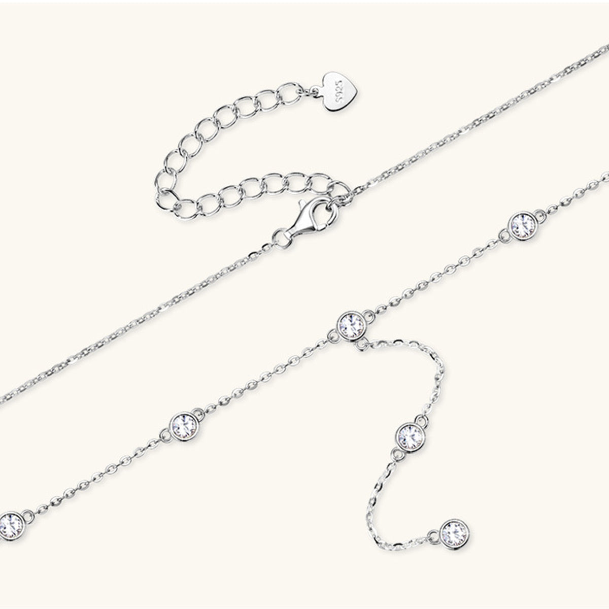 1.1 Carat Moissanite Sterling Silver Necklace-Bijou Crush