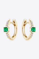 Lab-Grown Emerald Earrings-Bijou Crush