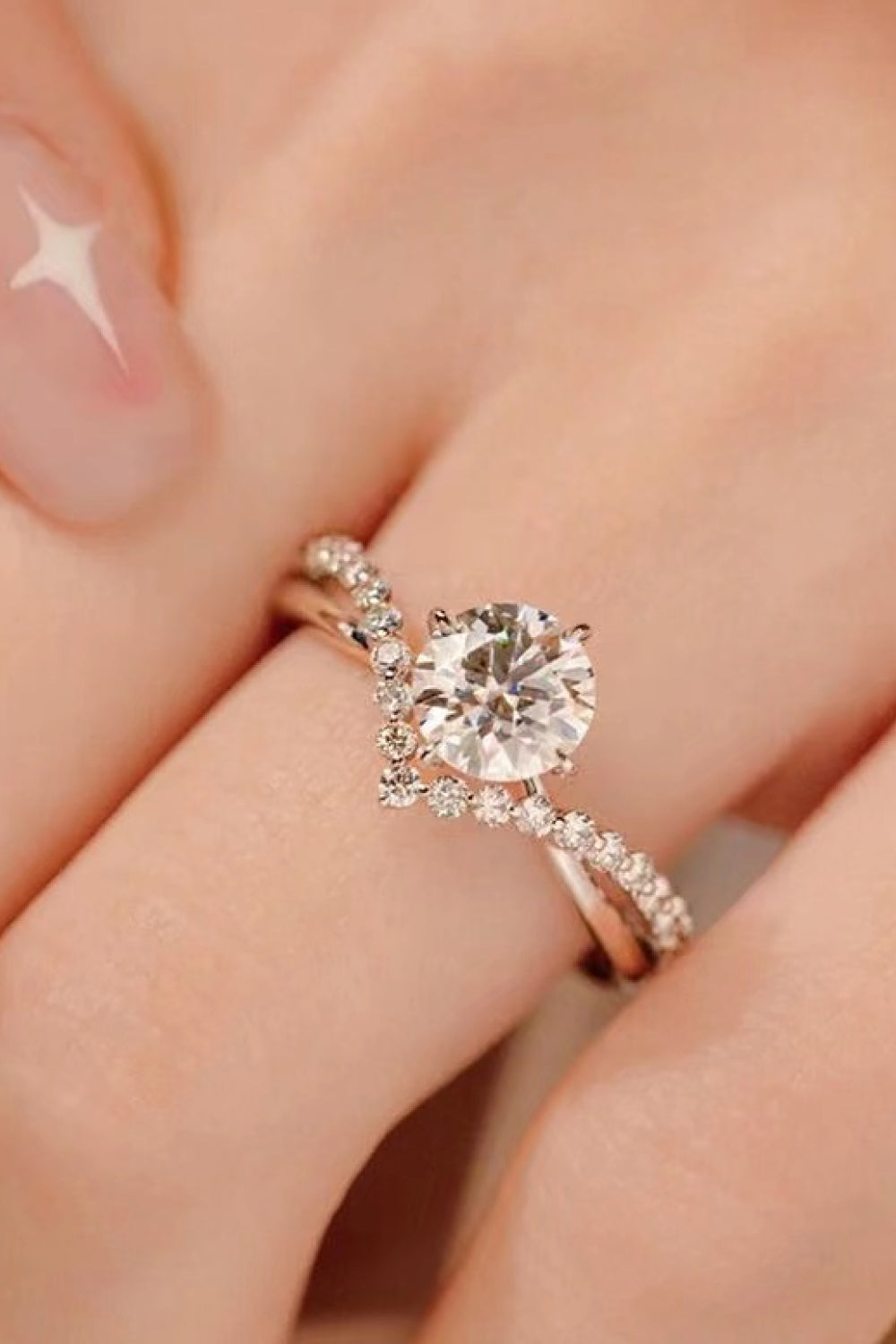 Bold Beauty 1 Carat Moissanite Heart-Shaped Ring-Bijou Crush