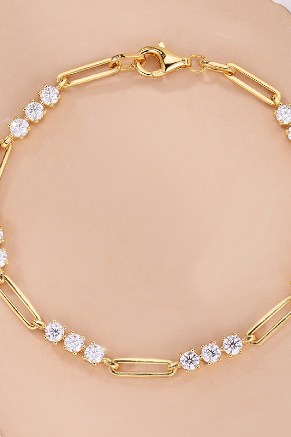 1.8 Carat Moissanite 925 Sterling Silver Bracelet-Bijou Crush