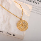 Zircon Titanium Steel Timepiece Shape Necklace-Bijou Crush