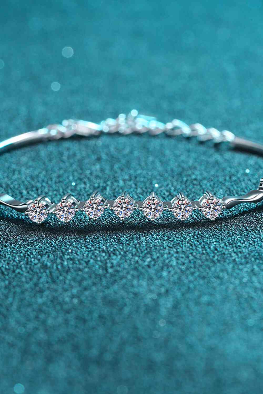 Moissanite 925 Sterling Silver Bracelet-Bijou Crush