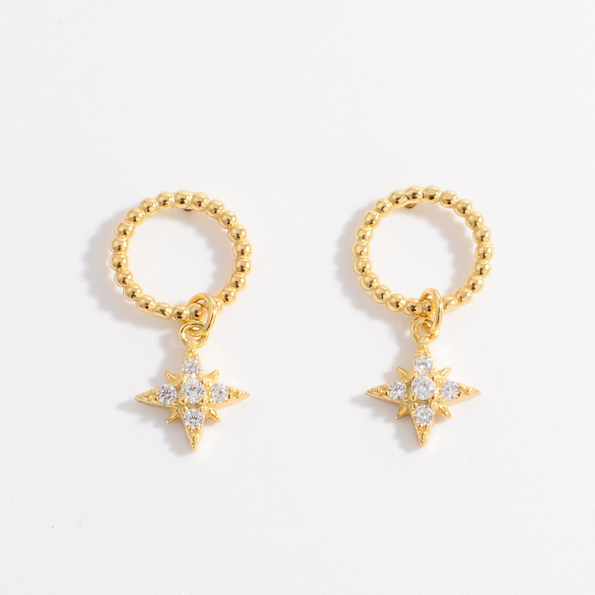 925 Sterling Silver Zircon Dangle Earrings-Bijou Crush