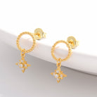 925 Sterling Silver Zircon Dangle Earrings-Bijou Crush