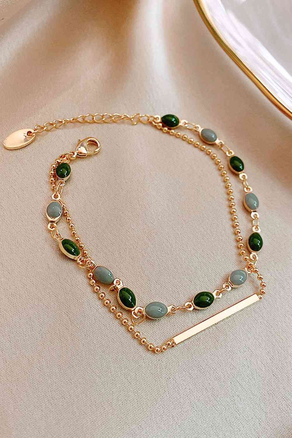 Alloy Double-Layered Bracelet-Bijou Crush