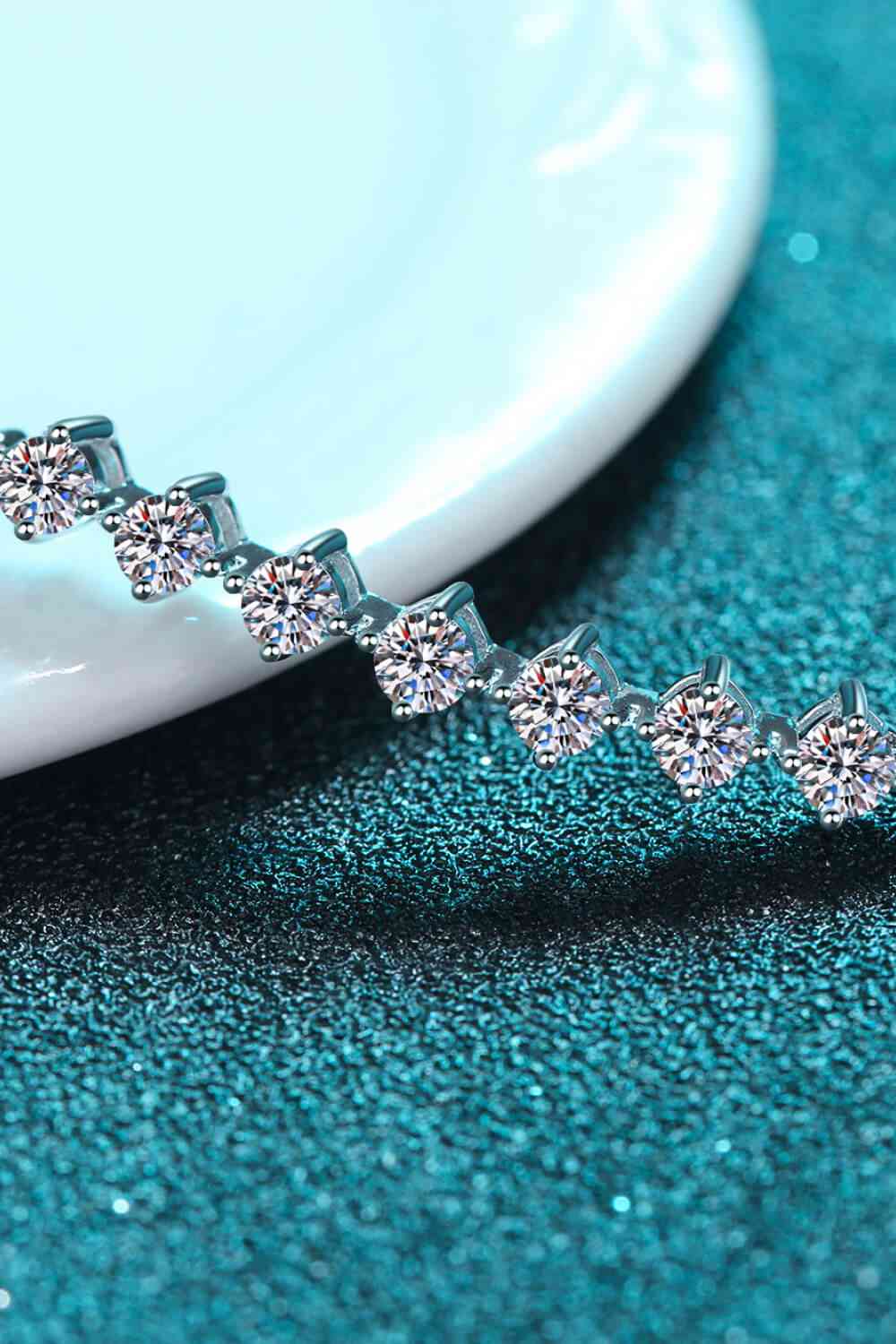Moissanite 925 Sterling Silver Bracelet-Bijou Crush