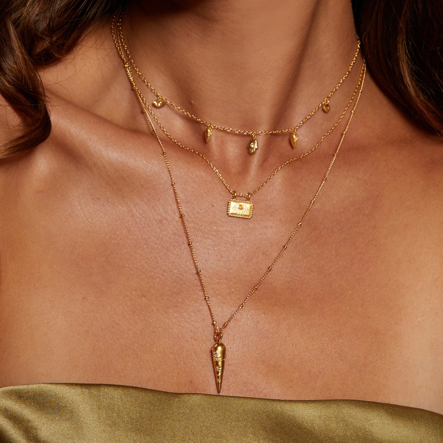 Titanium Steel Pendant Necklace-Bijou Crush