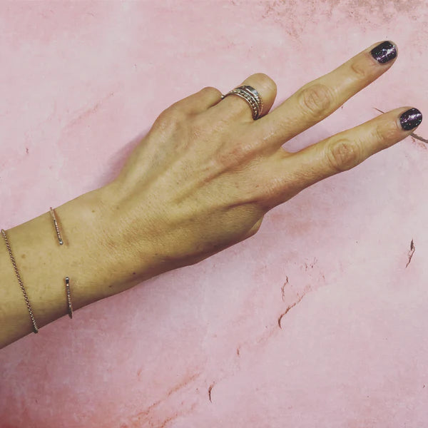 Cassie Textured Cuff Bracelets-Bijou Crush