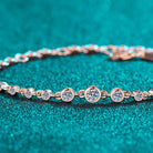0.87-Carat Elegant Moissanite Bracelet in Sterling Silver-Bijou Crush