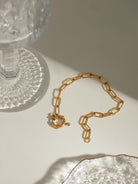 18K Gold-Plated Stainless Steel Chain Bracelet-Bijou Crush