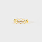 Heart Shape 18K Gold-Plated Ring-Bijou Crush