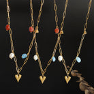 Titanium Steel Heart Pendant Necklace-Bijou Crush