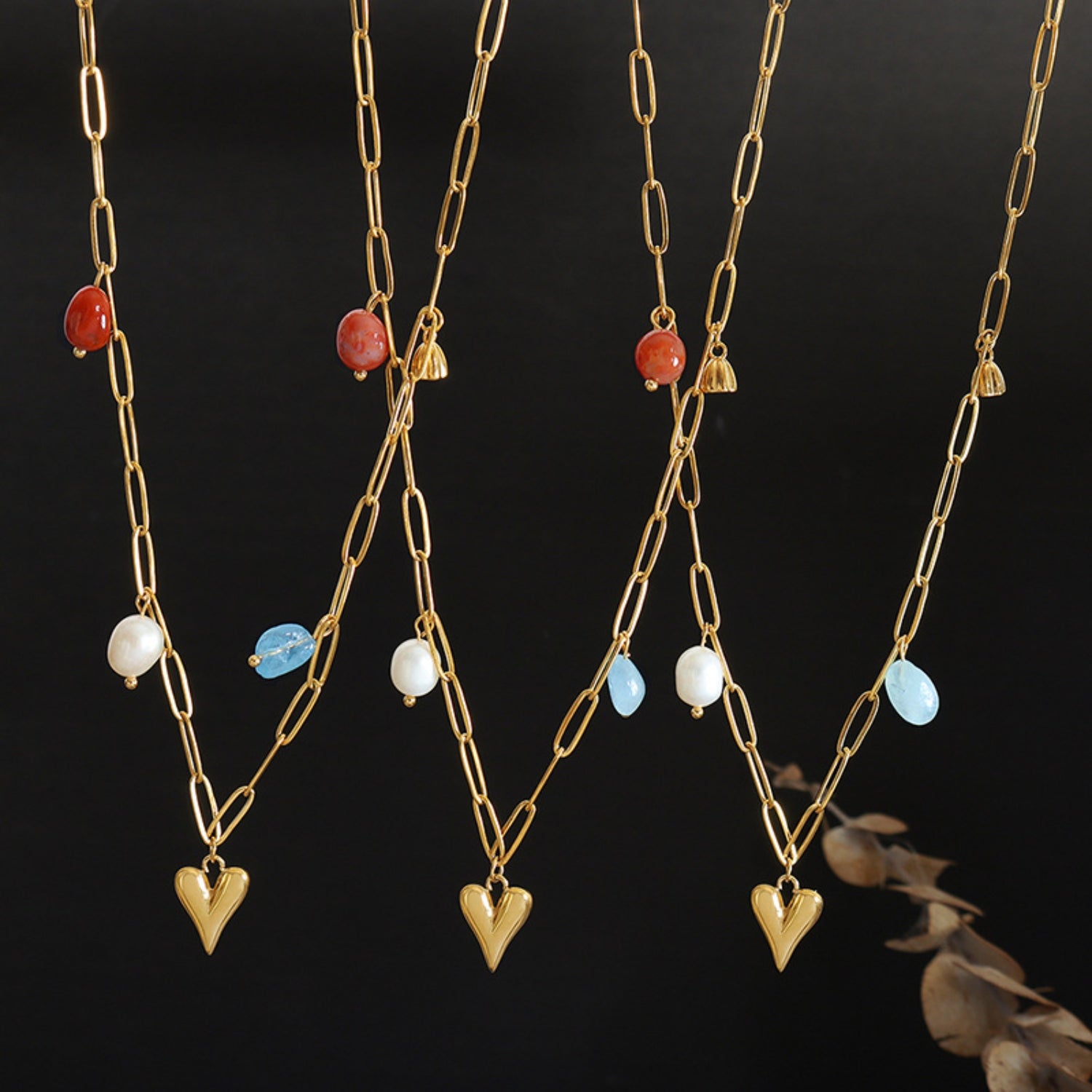 Titanium Steel Heart Pendant Necklace-Bijou Crush