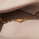 Lotus Shape 18K Gold-Plated Bead Bracelet-Bijou Crush