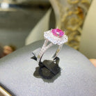 1 Carat Moissanite Zircon Sterling Silver Ring-Bijou Crush