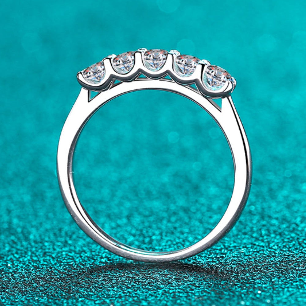 0.5 Carat Timeless Moissanite Sterling Silver Ring-Bijou Crush