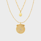 Stainless Steel Double-Layered Necklace-Bijou Crush