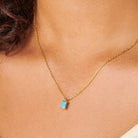 Titanium Steel Inlaid Zircon Pendant Necklace-Bijou Crush