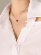 Titanium Steel Heart Necklace-Bijou Crush