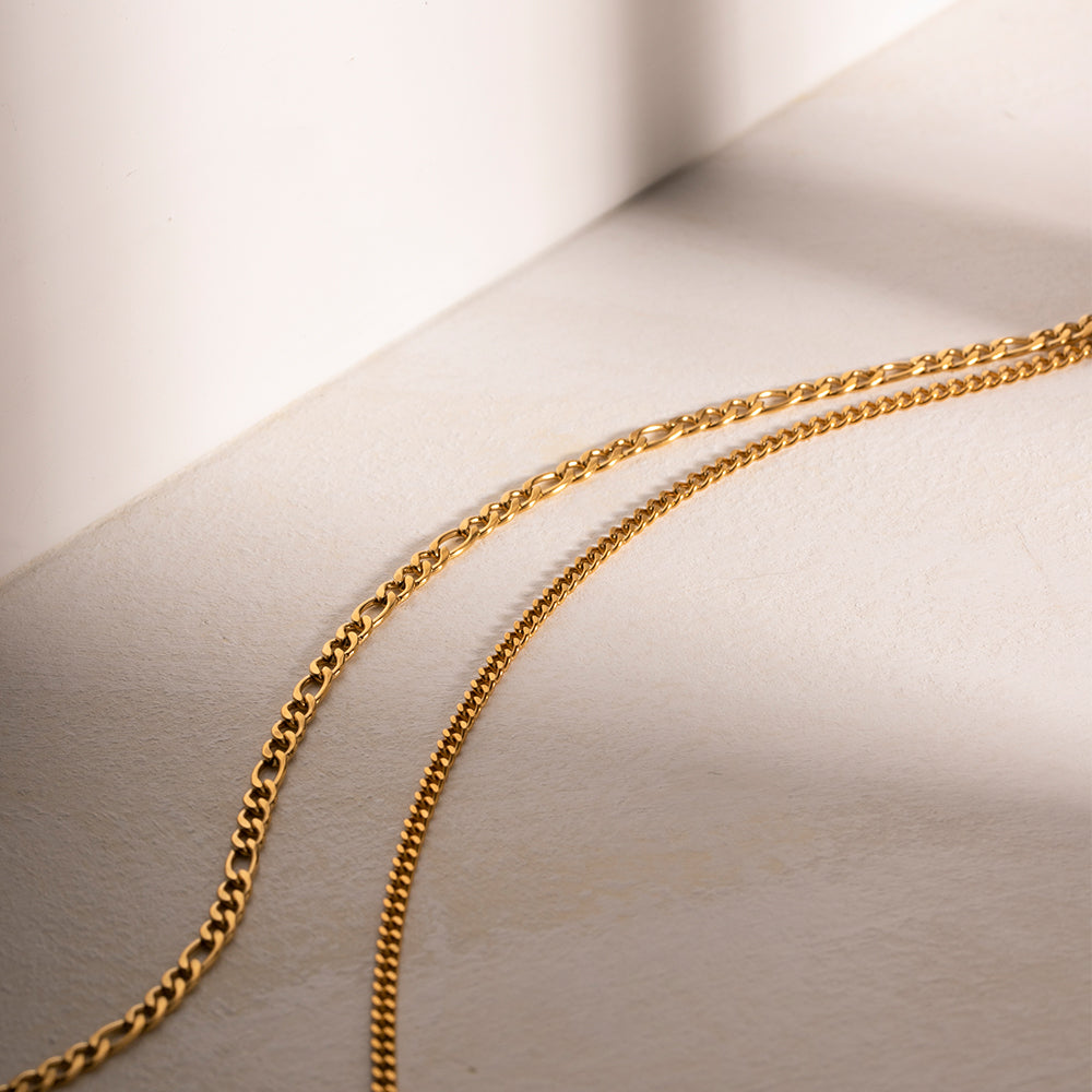 Stainless Steel Double-Layered Necklace-Bijou Crush