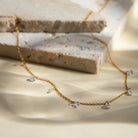 Stainless Steel Rhinestone Pendant Necklace-Bijou Crush