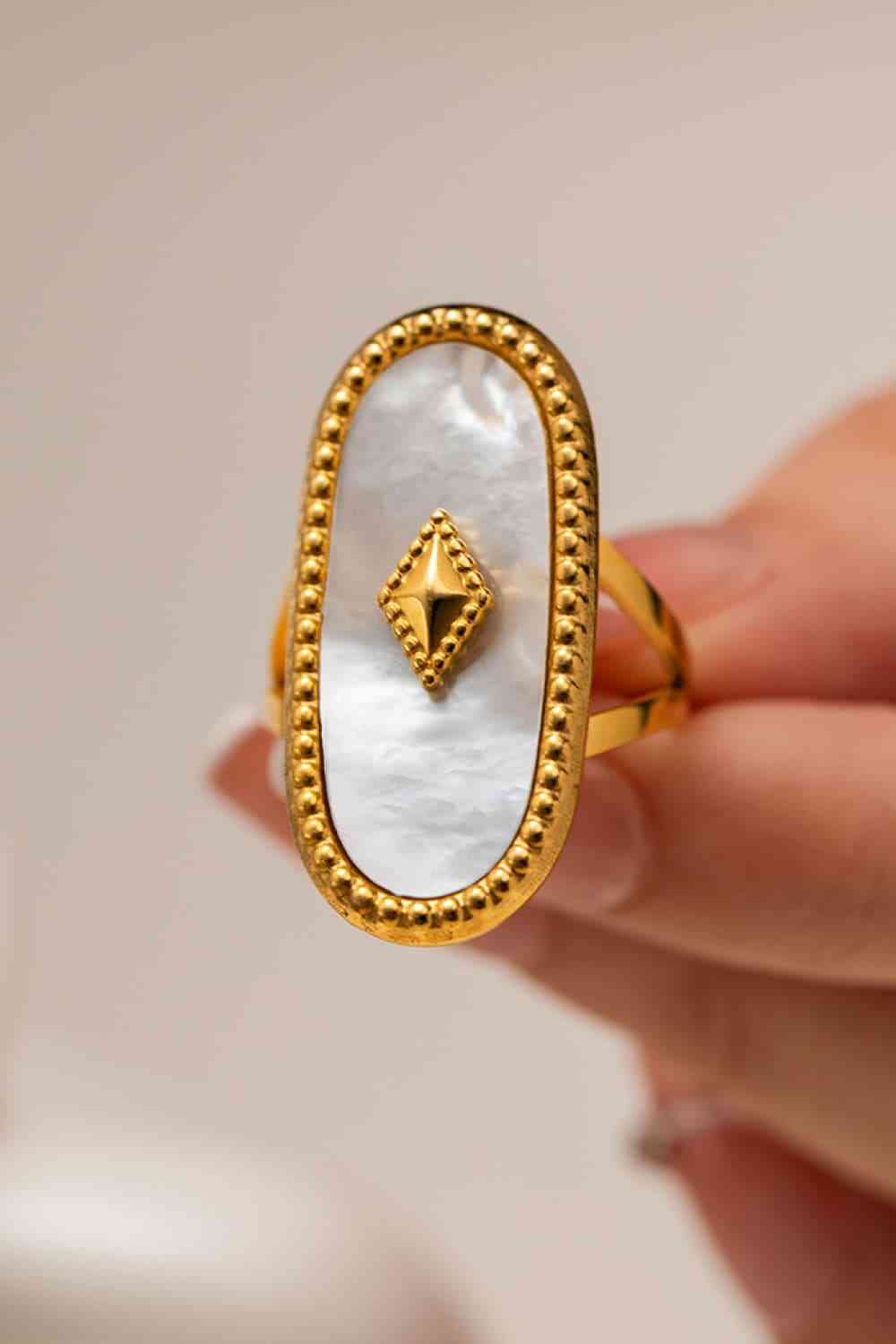 Natural Stone Copper Ring-Bijou Crush