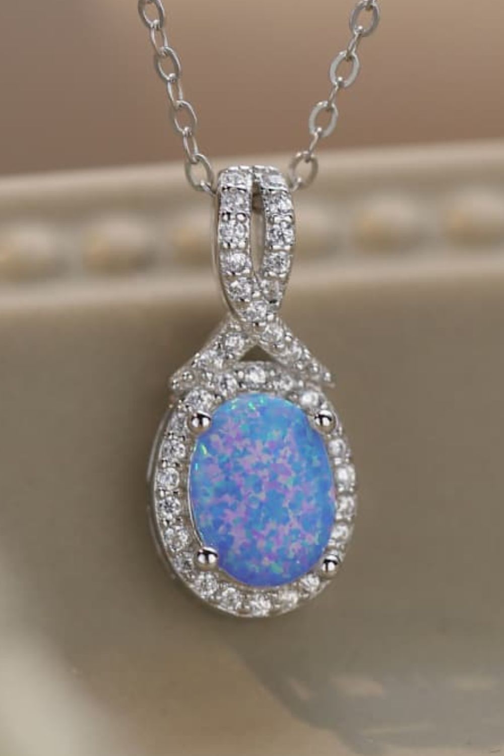 Feeling My Best Opal Pendant Necklace-Bijou Crush
