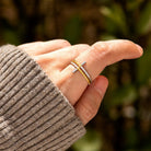 Cross Zircon 925 Sterling Silver Ring-Bijou Crush