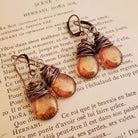 Alloy Gemstone Drop Earrings-Bijou Crush