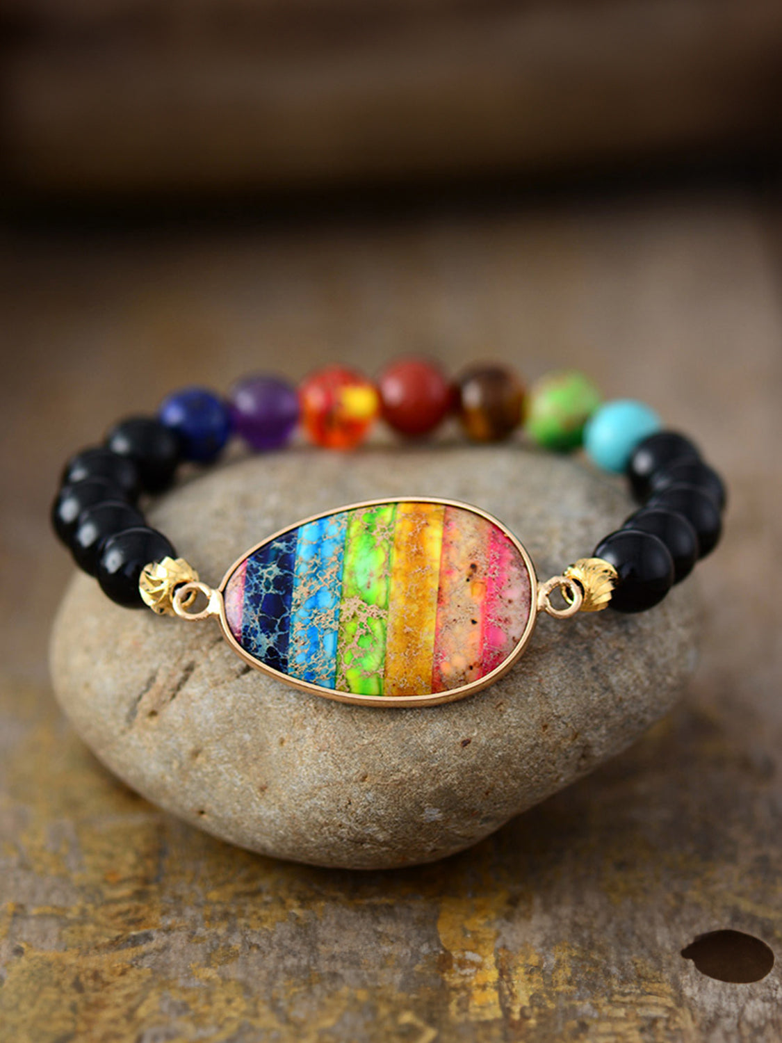 Geometrical Shape Beaded Bracelet-Bijou Crush