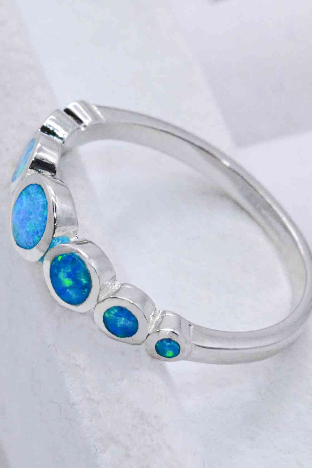 925 Sterling Silver Multi-Opal Ring-Bijou Crush