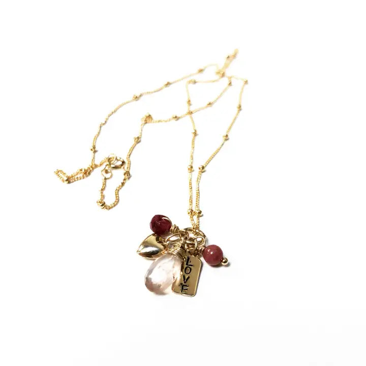 Love & Relationships Gemstone Necklace-Bijou Crush