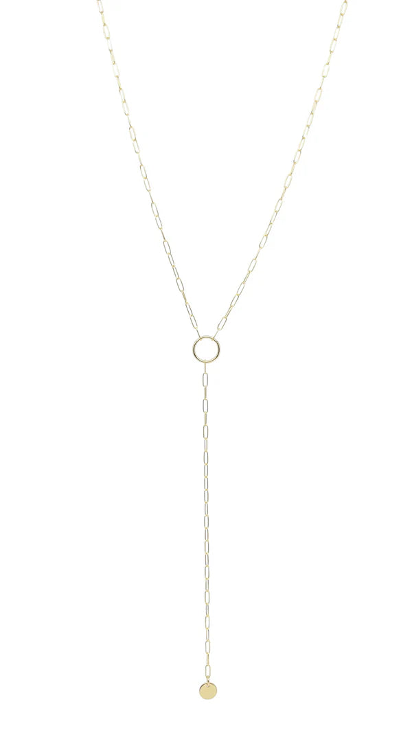 Ariana Lariat Necklace-Bijou Crush