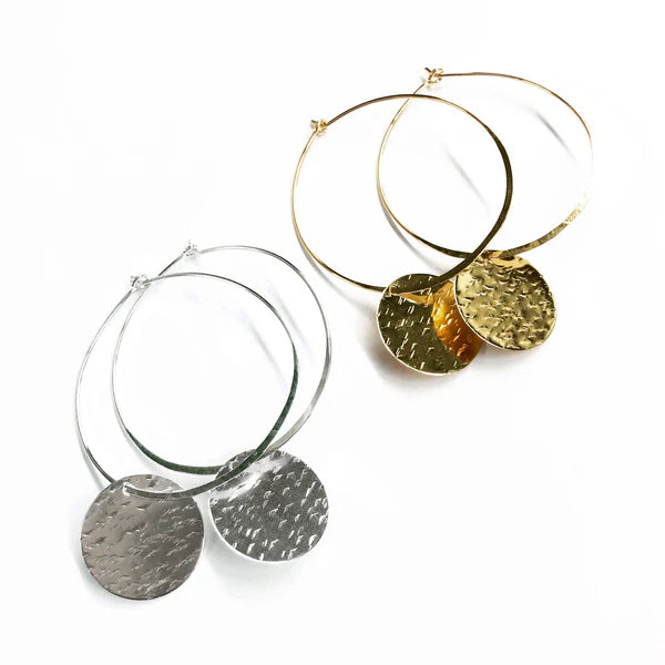 Cassidy Hoops Earrings-Bijou Crush