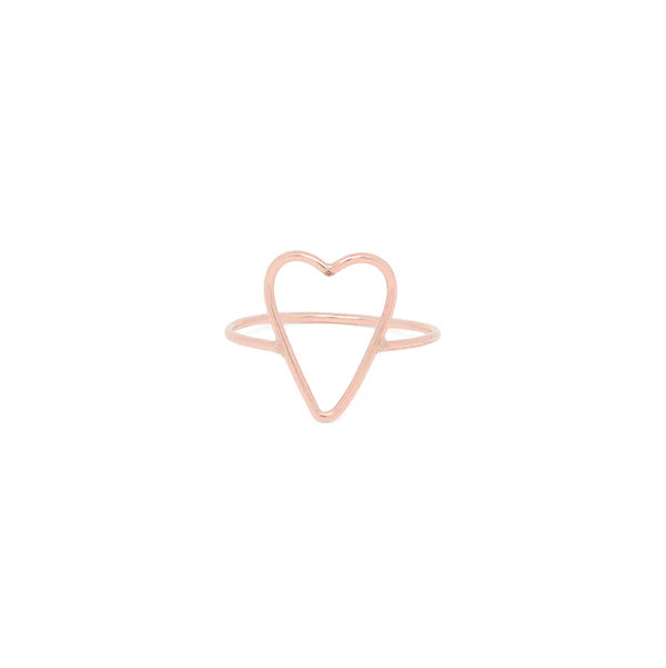 Crissie Open Heart Ring-Bijou Crush
