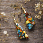 Emperor-Stone Geometric Earrings-Bijou Crush